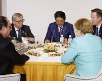 G7 leaders push free trade agenda