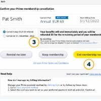 Amazon Prime changes cancellation practices to comply with EU