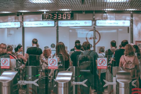 Air passengers - Photo by Max Titov on Unsplash