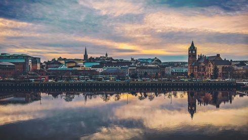 The town of Londonderry, on the border between Ireland and the UK- Photo by K. Mitch Hodge on Unsplash