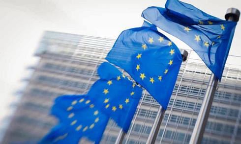 EU flags Berlaymont